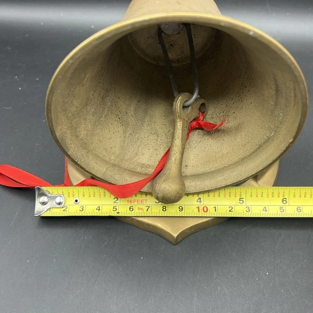Vintage Brass Anchor with Bell 7